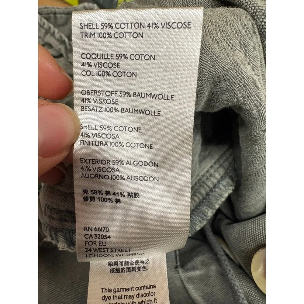 Free People Margate Pleated Pants Olive Paperbag Waist Tapered Utility Trousers